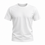 T-shirt blanc en coton