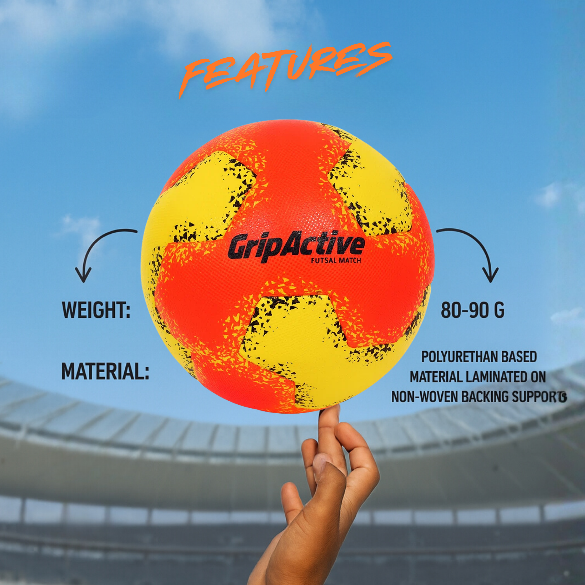 Ballon d'entraînement de futsal