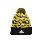 Bonnet à pompon camouflage - Enfant