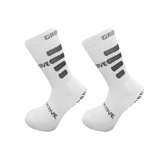 2 Paires De Chaussettes Antidérapantes Pour Sport - Taille Unique 39-46, Idéales Pour Running, Yoga, Foot, Gym - 1
