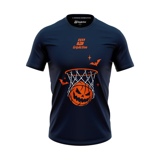 T-shirt Halloween bleu marine