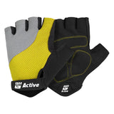 Gants de cyclisme noirs à doigts courts