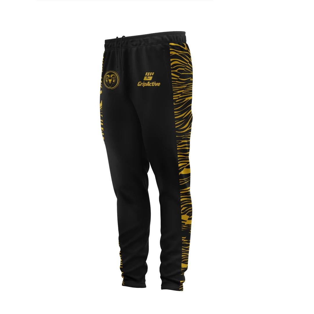 Pantalon de Survêtement Noir & Jaune Grip Active – Édition Tiger