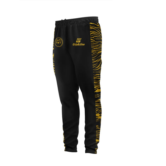 Pantalon de Survêtement Noir & Jaune Grip Active – Édition Tiger