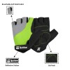 Green Short Finger Cycling Gloves