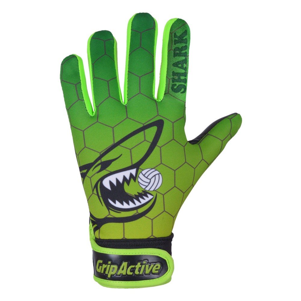 Green Shark Gaelic Gloves