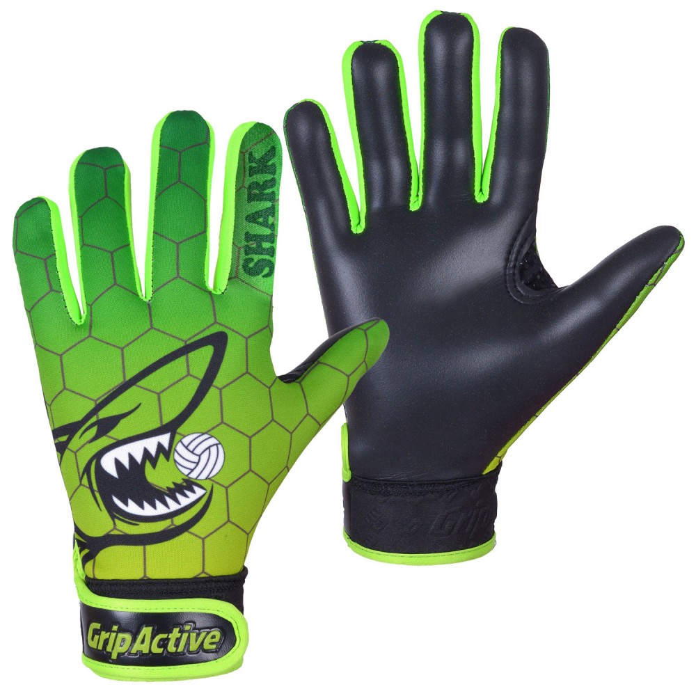 Green Shark Gaelic Gloves