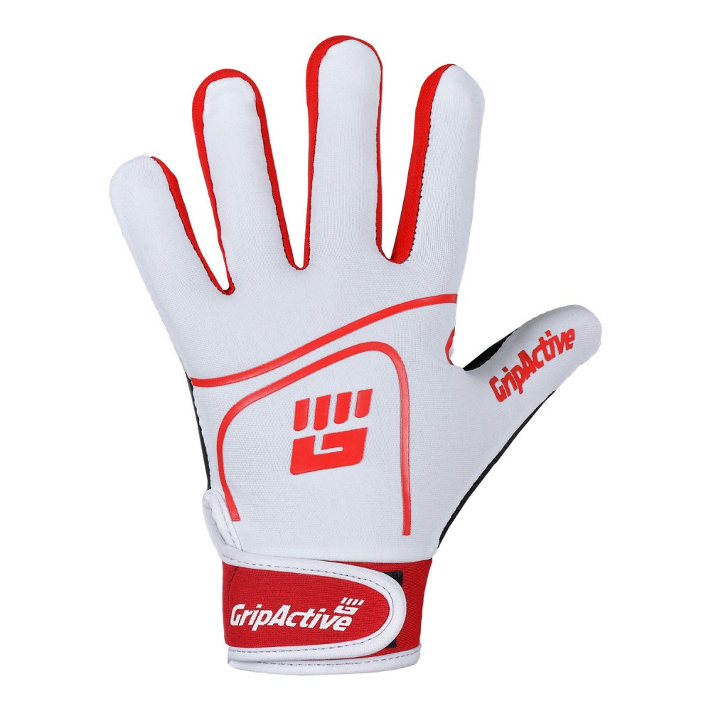 Red and White Gaelic Gloves