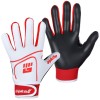 Red and White Gaelic Gloves