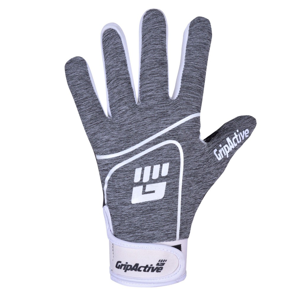 Grey and White Gaelic Gloves