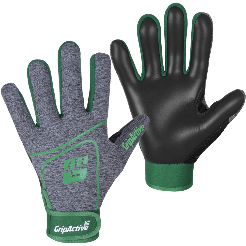 Green and Grey Gaelic Gloves