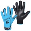 Sky Blue and Black Gaelic Gloves