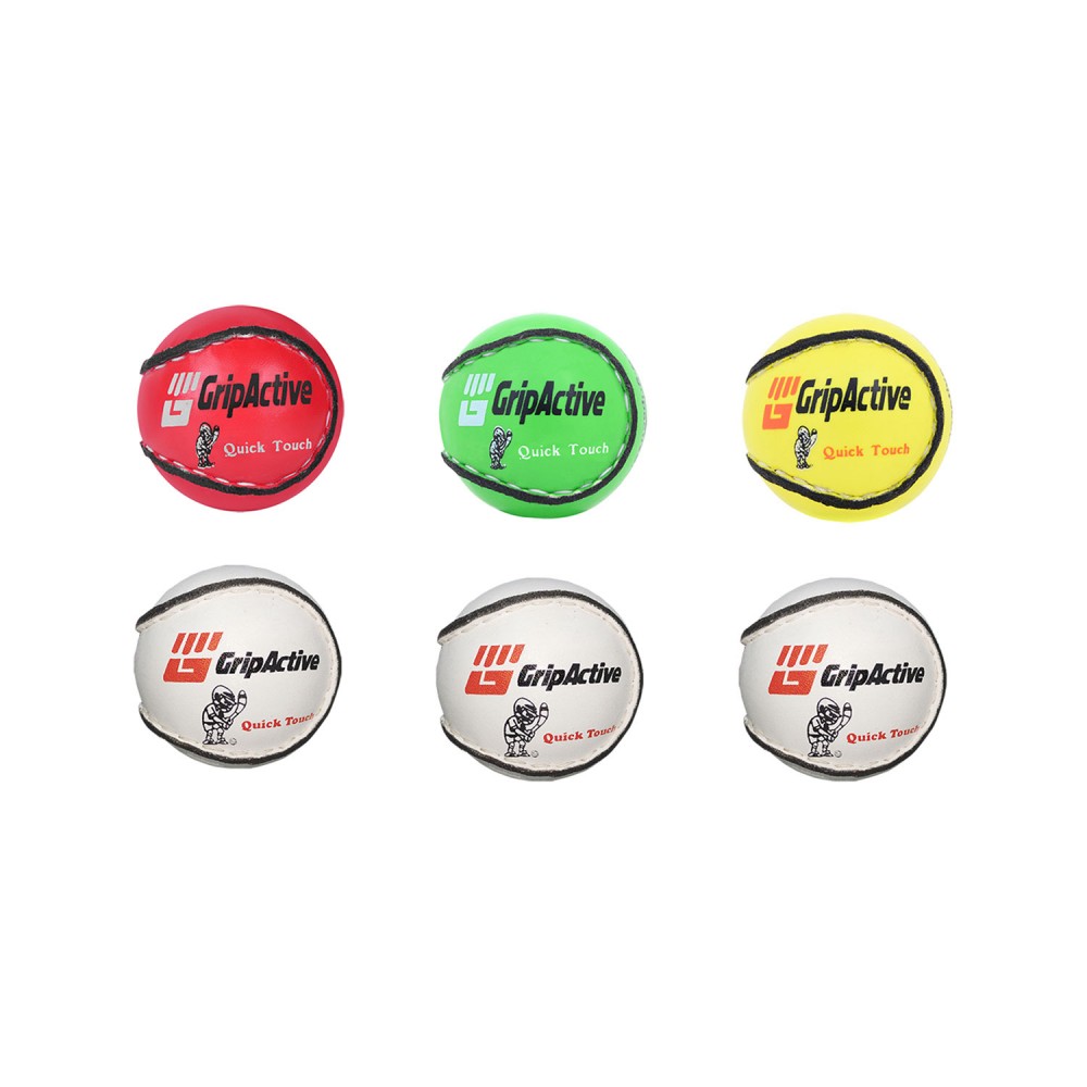 Mix Pack of 6 Quick Touch Sliotars Hurling Balls 