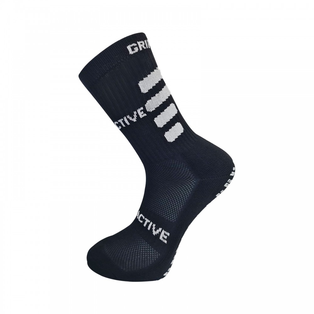 Black and White Grip Socks