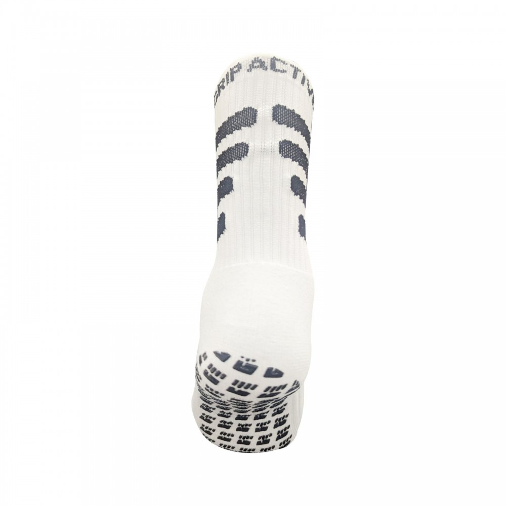 White and Gray Grip Socks