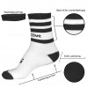 White and Black Rugby Mid Leg Socks