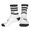 White and Black GAA Mid Leg Socks