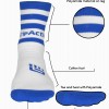 Blue and White Rugby Mid Leg Socks