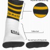 Black and Yellow Rugby Mid Leg Socks